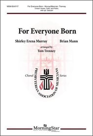 For Everyone Born Unison choral sheet music cover Thumbnail